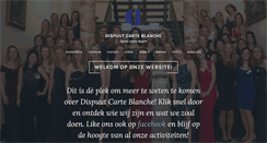 Desktop Screenshot of dispuutcarteblanche.nl